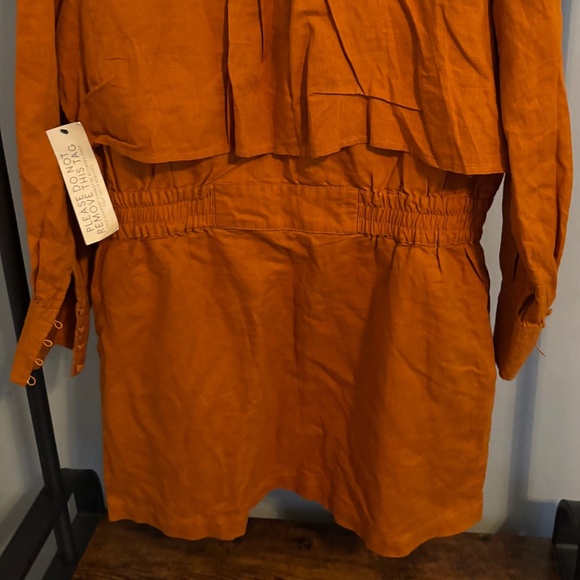 Happy X Nature Utility Linen Kate Hudson Dress - Picture 4 of 10